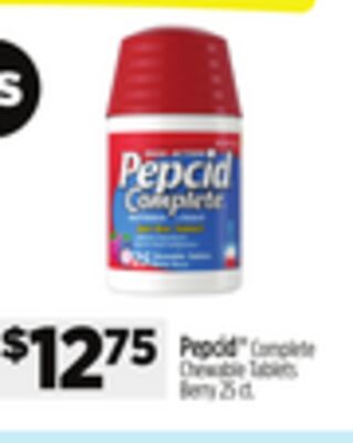 Pepcid Complete Chewable Tablets
