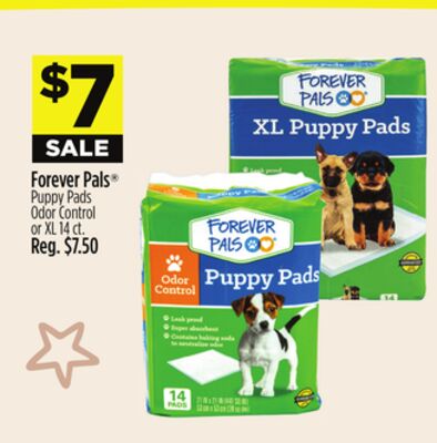 Forever Pals® Puppy Pads Odor Control or XL 14 ct.