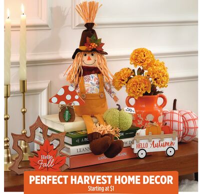 PERFECT HARVEST HOME DECOR