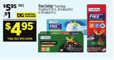 True Living® Trash Bags