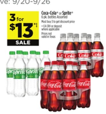 Coca-Cola® or Sprite®