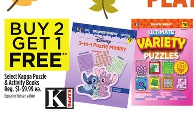 Select Kappa Puzzle & Activity Books