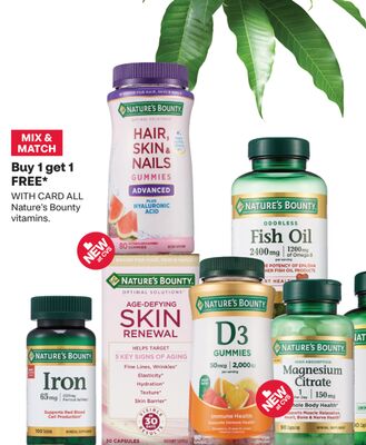 Nature's Bounty Vitamins