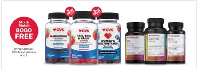ALL CVS Brand vitamins