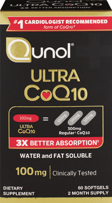 Qunol vitamins (excludes Brain Health)