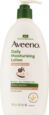 ALL Aveeno hand & body lotion
