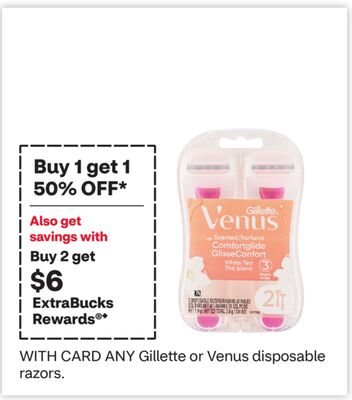 ANY Gillette or Venus disposable razors