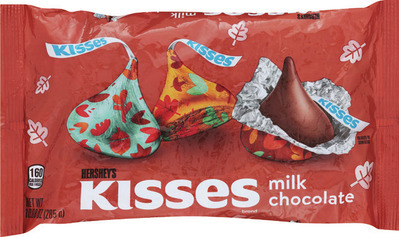 Hershey's Share Packs 7.2-10.8 oz, Harvest Kisses or miniatures 7.6-10.8 oz.