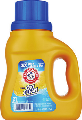 Arm & Hammer detergent 27.5-28 oz, Odor Blasters 15 oz or power paks 14 ct.