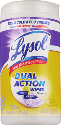 Lysol disinfectant spray 12.5 oz, wipes 75-80 ct. or Finish Powerball Ultimate tabs 11 ct.