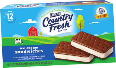 Deans Country Fresh Ice Cream 1.5 qt or Ice Cream Sandwiches 12 ct., Butternut Whole Grain White, Honey Wheat or Italian Bread 20 oz. or Hot Dog or Hamburger Buns 8 ct.