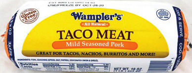 Wampler's Hot or Mild Pork Taco Meat