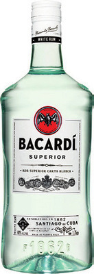 Bacardi Premium Rum or Smirnoff Vodka