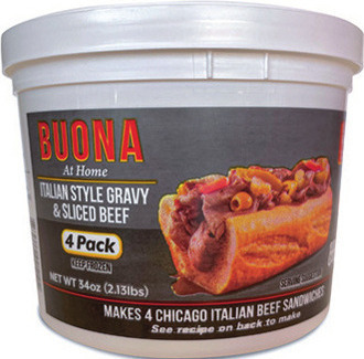 Buona Premium Sliced Italian Beef & Gravy