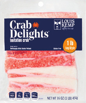 ACME Smoked Nova Salmon or Scottish Style Smoked Salmon 3 oz. or Louis Kemp Imitation Crab or Lobster Meat 16 oz.