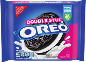 Oreos 10-15 oz., Newtons 10 oz., Honey Maid Grahams 12.2-14.4 oz. or Ritz Cracker Packs 10.8-11 oz.