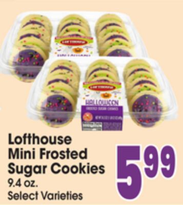 Lofthouse Mini Frosted Sugar Cookies
