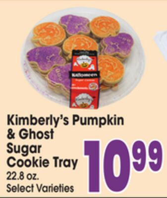 Kimberly's Pumpkin & Ghost Sugar Cookie Tray