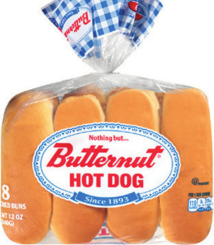 Butternut Whole Grain White, Honey Wheat or Italian Bread 20 oz. or Hot Dog or Hamburger Buns 8 ct.