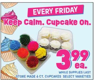 STORE MADE 6 CT. CUPCAKES