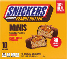 Snickers or Twix Ice Cream Bars