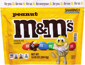 M&M or Skittles Stand-Up Pouch