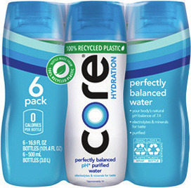 Snapple 6 pk., 16 oz. or Core Hydration 6 pk., 0.5 ltr.