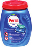 Persil Laundry Detergent 84 oz. Liquid or 42 ct. Pacs Purex 128-150 oz Liquid or 56-66 ct Pacs