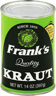Frank's Sauerkraut or Ro-Tel Tomatoes