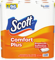 Scott Bath Tissue 20 ct., 1000 Sheet Roll or 24 ct. Mega Roll or Cottonelle Bath Tissue 18 ct. Mega Roll
