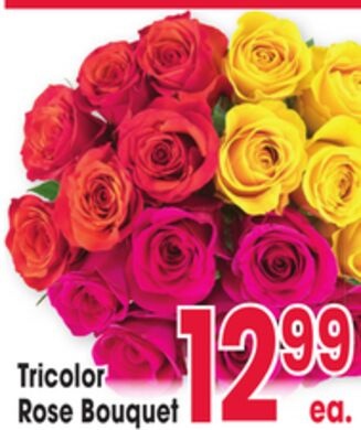 Tricolor Rose Bouquet