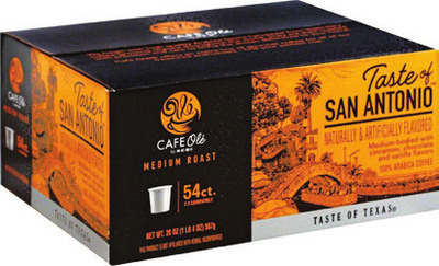 CAFE Olé by H-E-B® Taste of Texas Series Whole Bean or Ground, 12 - 32 oz. bag, Single Serve Cup Coffee, 12 - 100 ct., or Cold Brew Coffee Concentrate, 32 oz.
