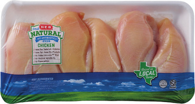 H-E-B Natural Boneless Skinless Chicken Breasts