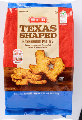 H-E-B Texas Shaped Hashbrown Patties