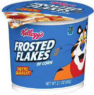 General Mills, Post, Quaker, or Kellogg's Cereal Cups