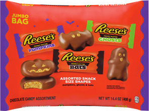 Reese's Snack Size Halloween Shapes