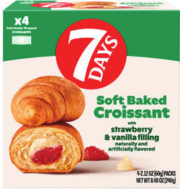 7 Days Soft Baked Filled Croissants