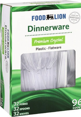 Food Lion Premium Crystal Dinnerware
