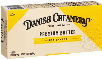 Challenge or Danish Creamery Butter Quarters