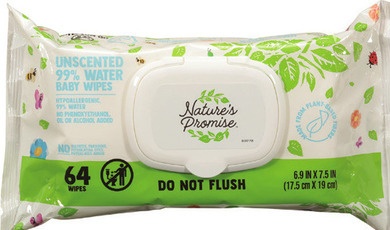 NATURE'S PROMISE BABY WIPES