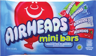 Airheads Assorted Fruit Mini Bar Bag