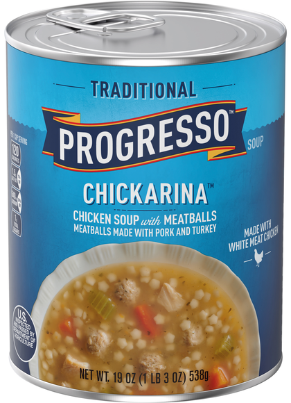 Progresso Traditional Chickarina Chicken Soup with Meatballs