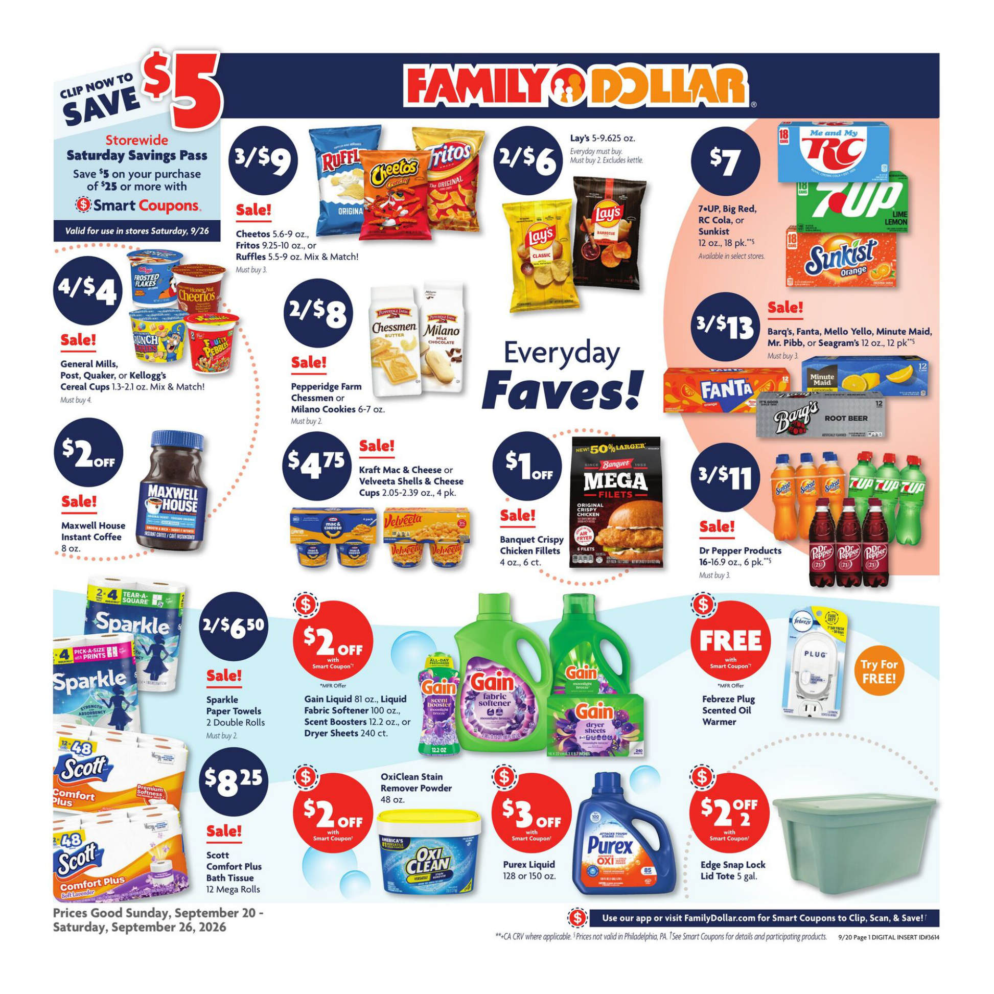 Family Dollar Weekly Ad Page 1