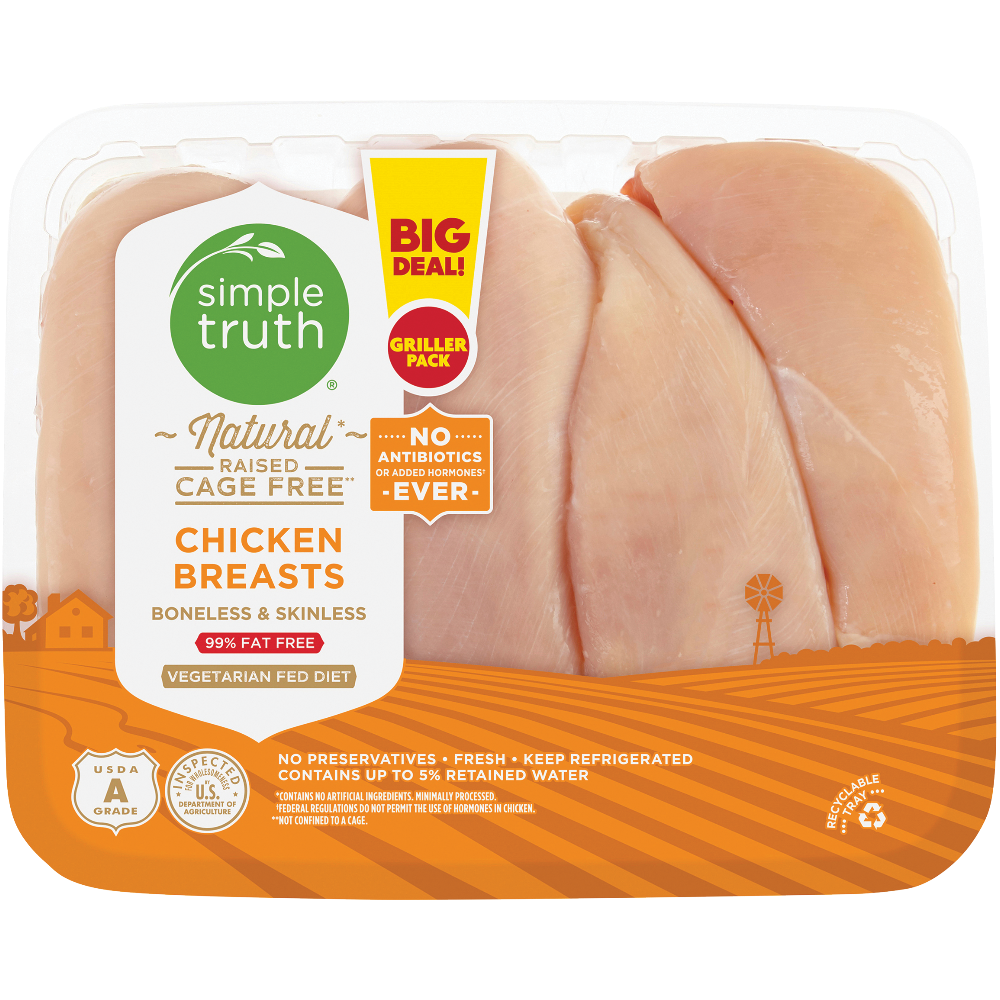 Simple Truth Natural Boneless Chicken Breasts