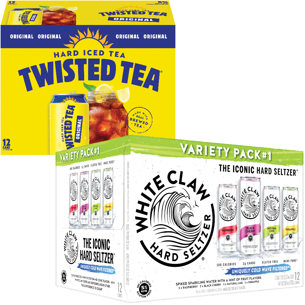 White Claw, Twisted Tea or Topo Chico