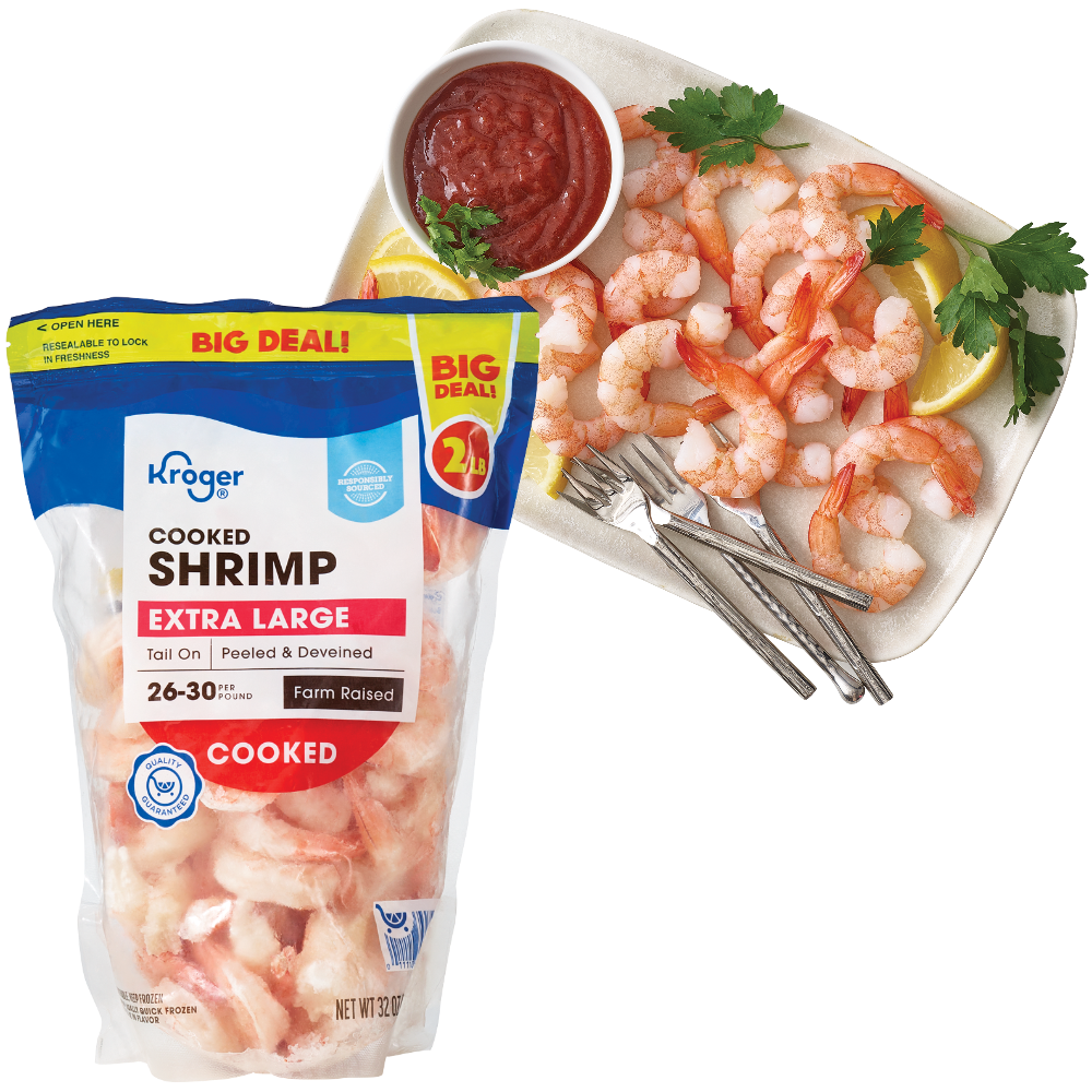 Kroger Extra Large Cooked Shrimp