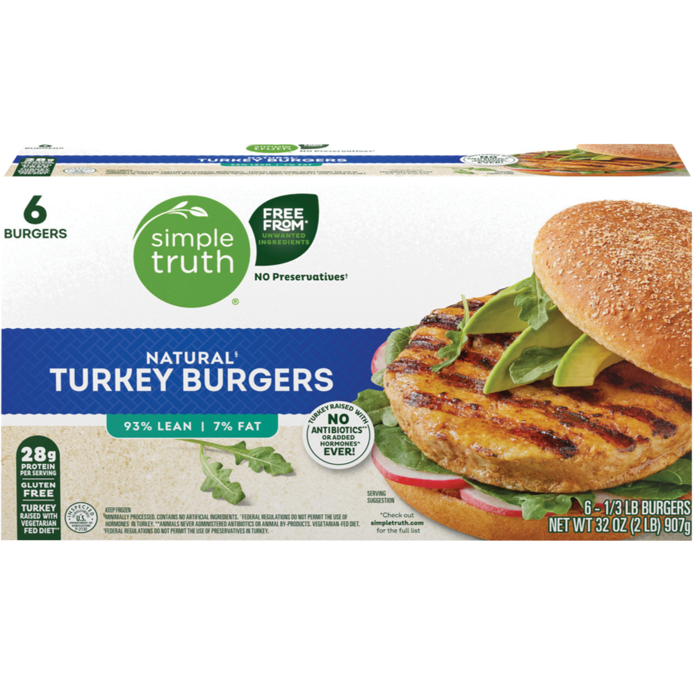Simple Truth Natural Turkey Burgers