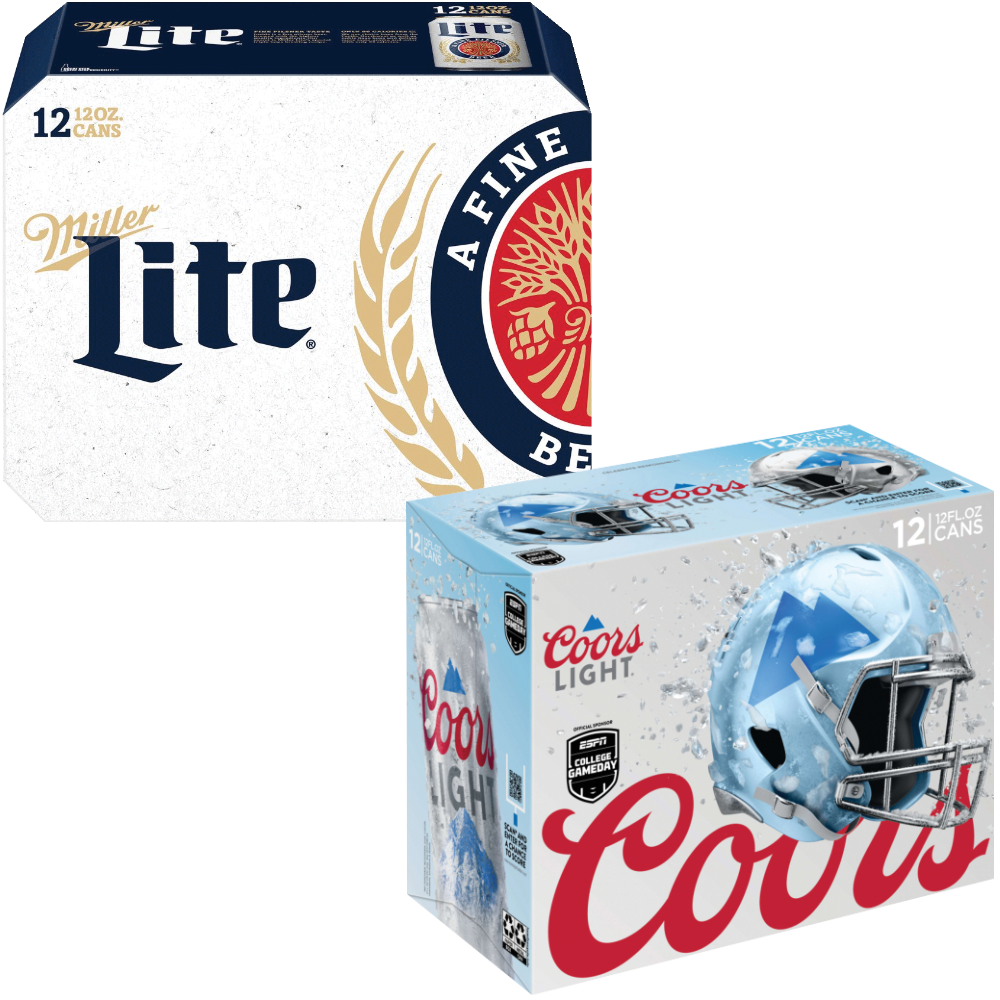 Coors Light or Miller Light