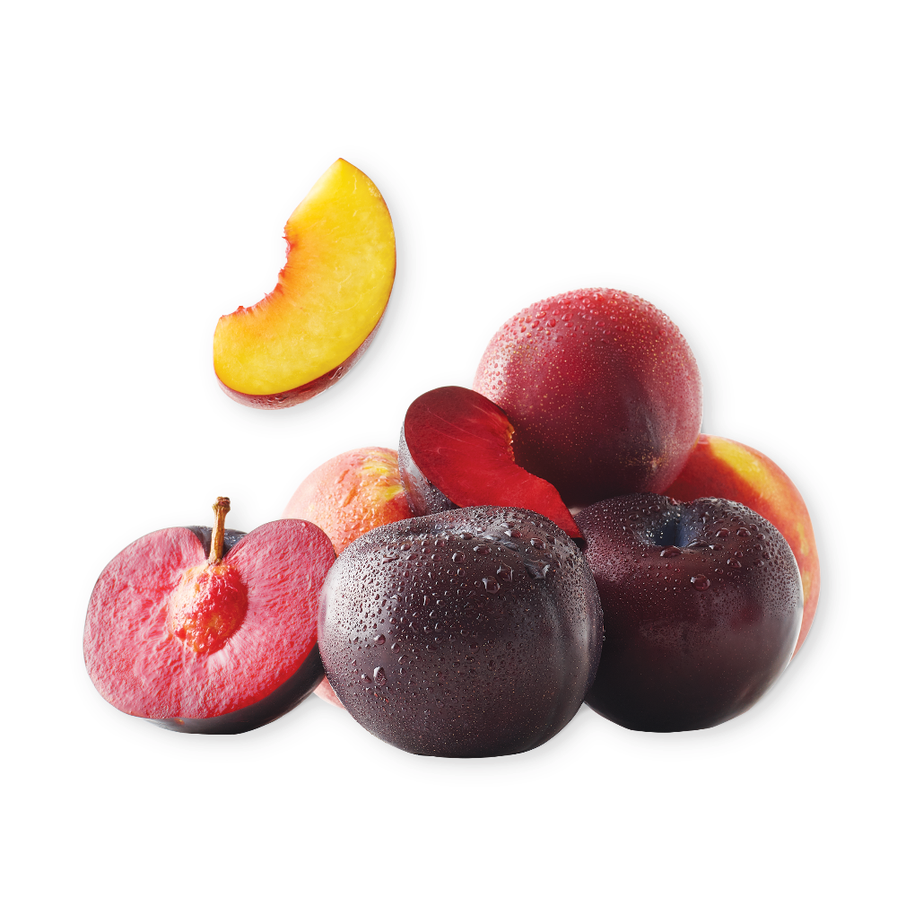 California Yellow Peaches or Red or Black Plums