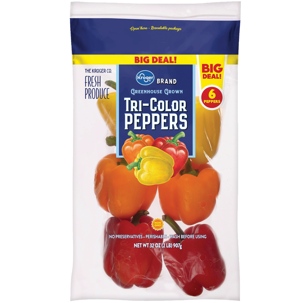 Kroger Tri-Color Peppers